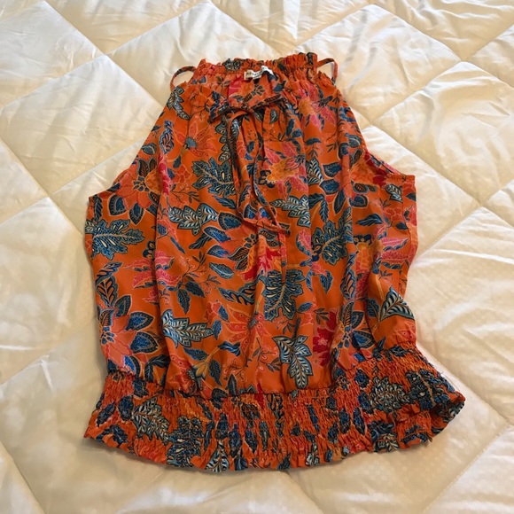 Rose + Olive Tops - Rose + Olive Multicolored Summer Top.
